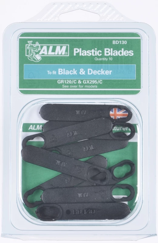(afbeelding voor) Clip-On Blades for Black & Decker mowers & grastrimmers