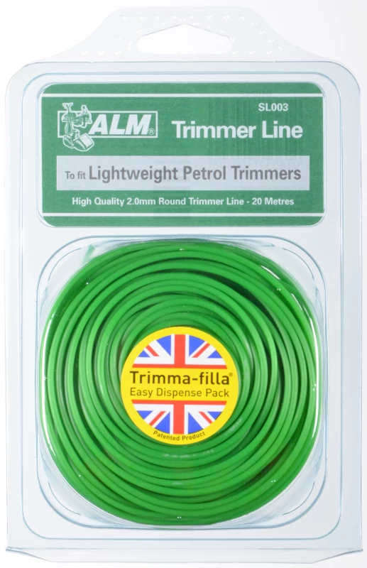 (image for) 2mm x 20m - Round Green Trimmer Line