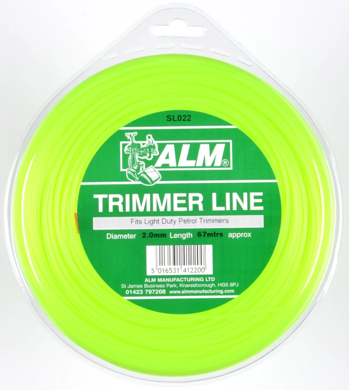 (image for) 2mm x 65m - Round Green Trimmer Line -