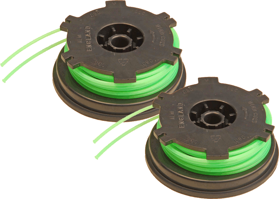 (image for) 2 x Spool and Line and cover for McCulloch Grass Trimmers