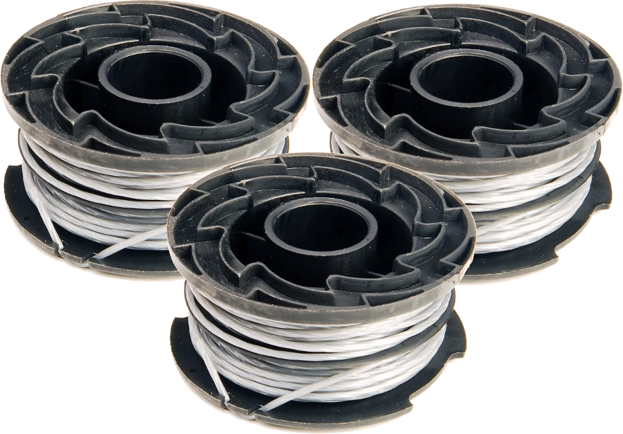 (image for) 3 x Spool & Line for Black & Decker grass trimmers