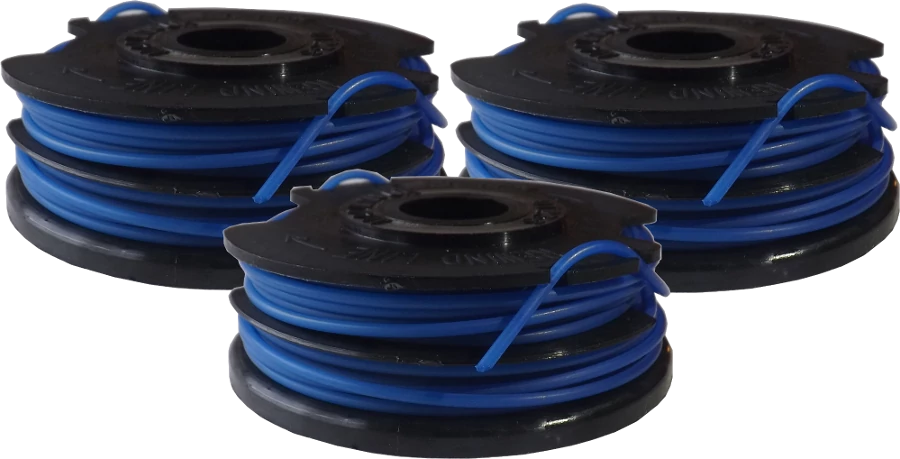 (image for) 3 x Spool & Line for Qualcast grass trimmers