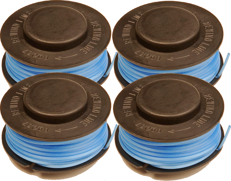 (image for) 4 x Spool & Line for Black & Decker trimmers