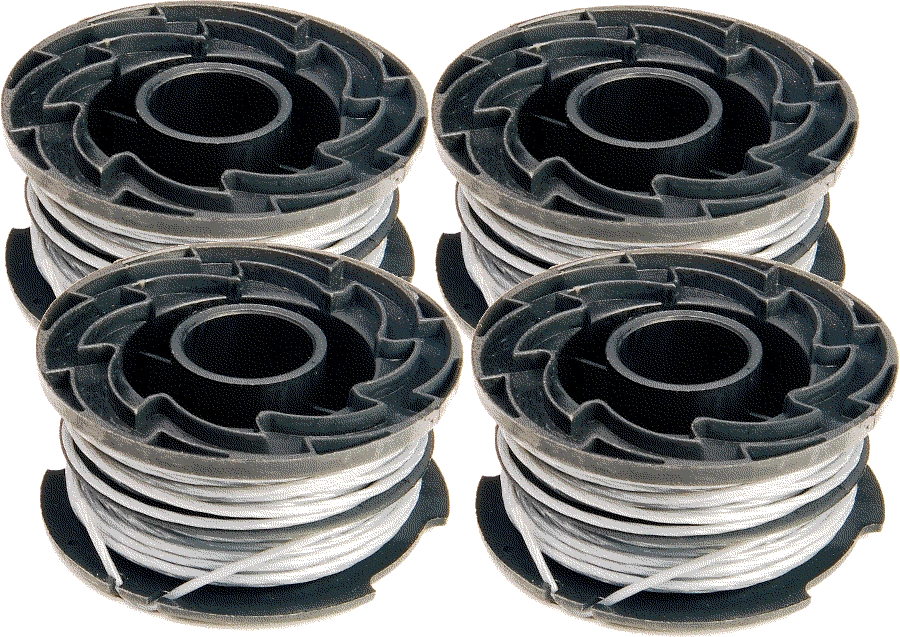 (image for) 4 x Spool & Line for Black & Decker grass trimmers