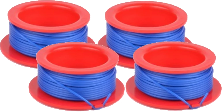 (afbeelding voor) 4 x Spool and Line and cover for Flymo Grass grastrimmers
